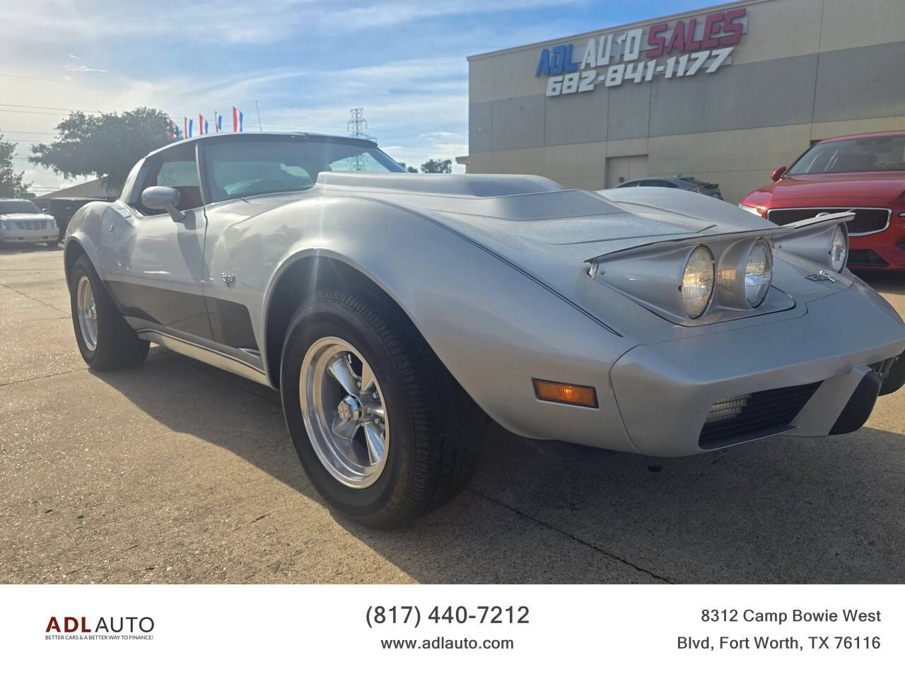 Chevrolet-Corvette-1979-Gray-Red