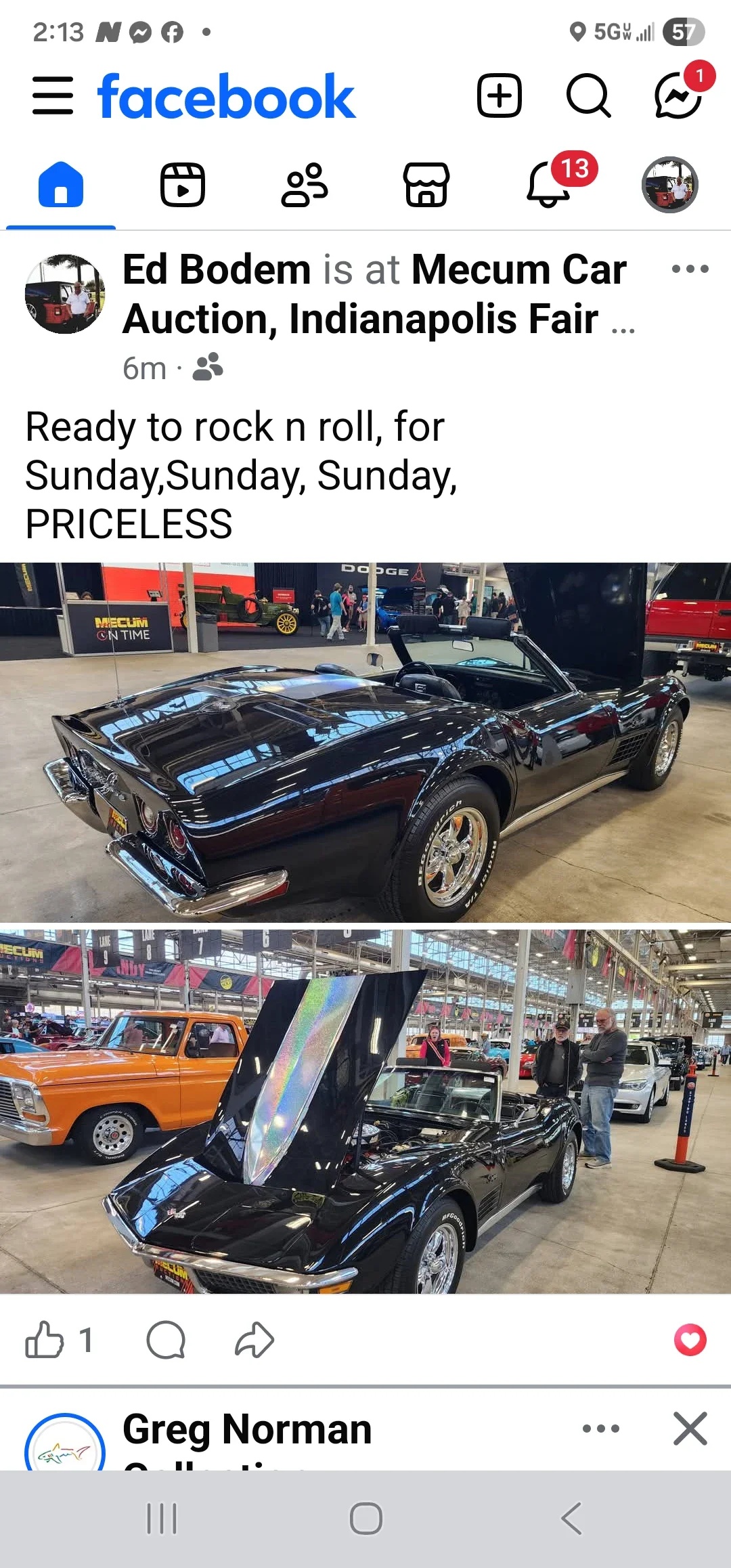Chevrolet-Corvette-stingray-convertible-1971-Black-Black