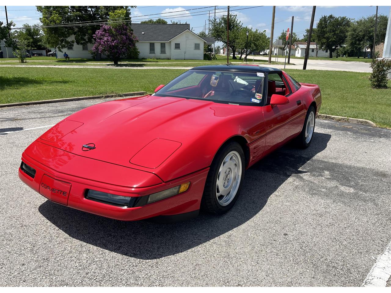 Chevrolet-Corvette-zr1-1992-Red-Red
