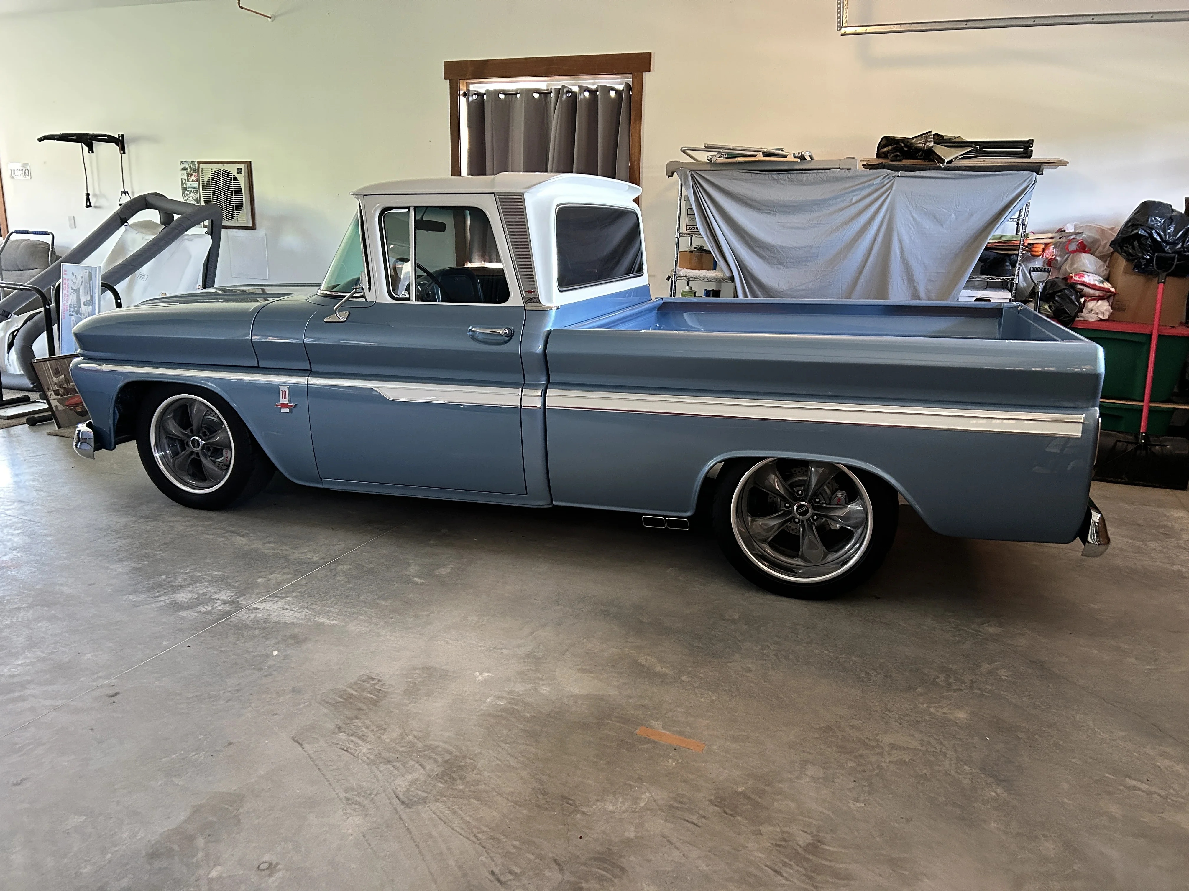 Chevrolet-Custom-1963-Blue-Black