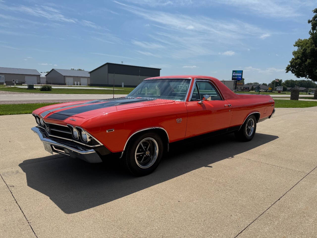 Chevrolet-El-camino-1969-Hugger-Orange-Tuxedo-Black