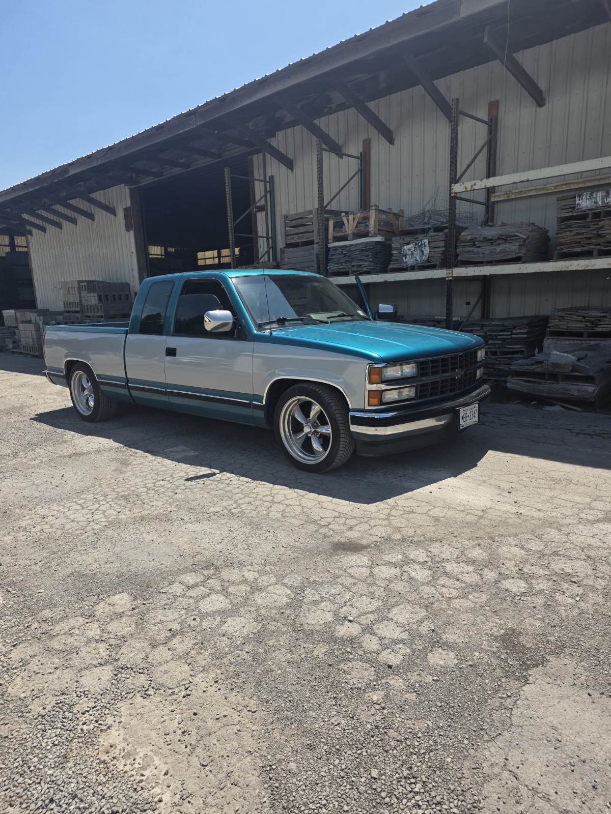 Chevrolet-Gmt-400-1993-Extended-Cab-Pickup-Gray