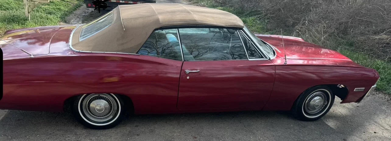 Chevrolet-Impala-convertible-1968-Red-Custom