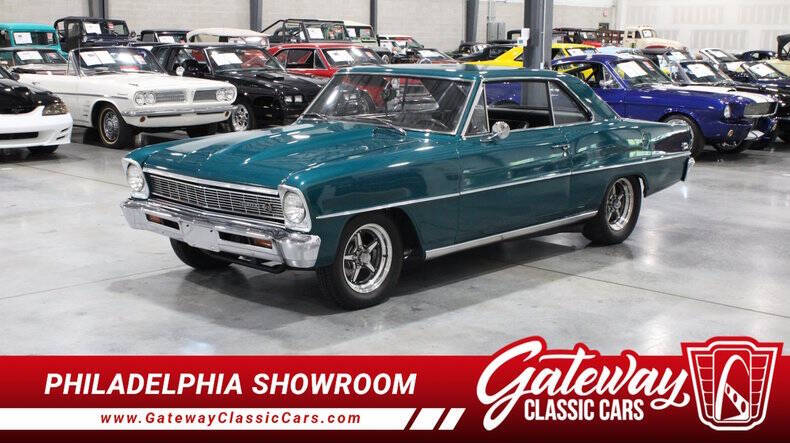Chevrolet-Nova-1966-Teal-Black