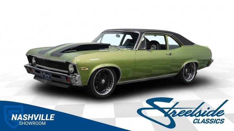 Chevrolet-Nova-1972-Green-Black