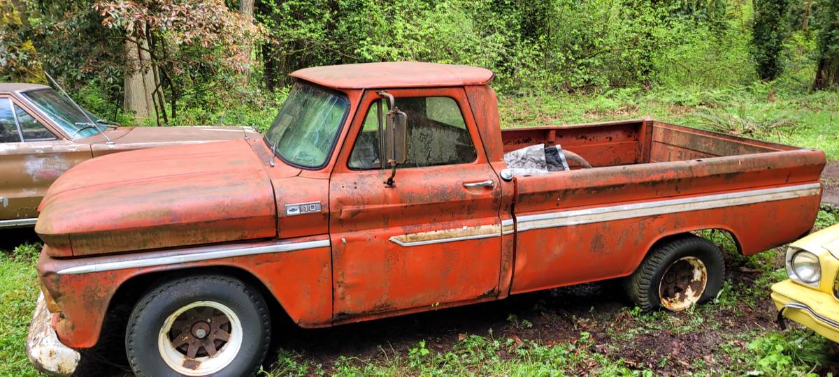 Chevrolet-Pick-up-truck-1965-red