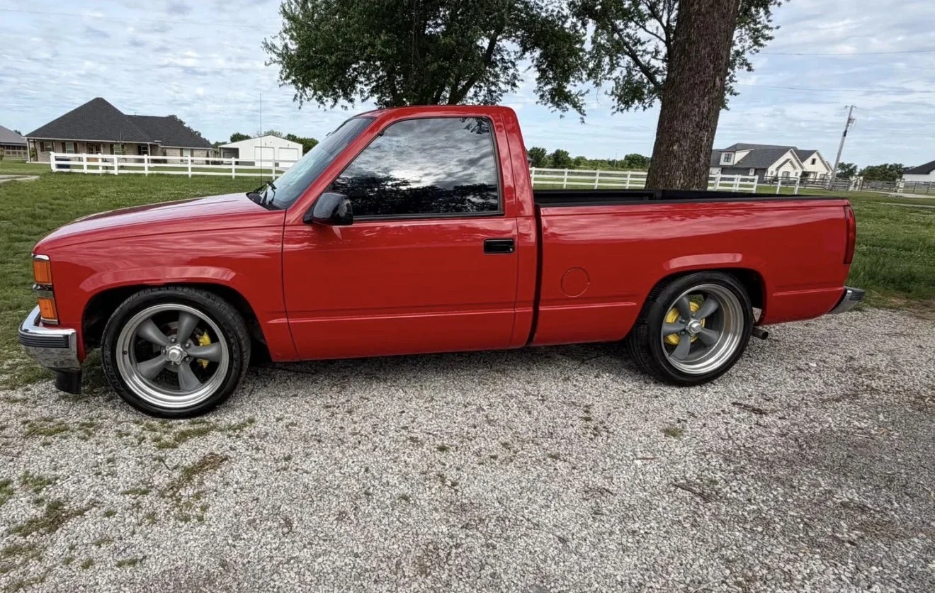 Chevrolet-Silverado-1500-2wd-regular-cab-1994-Red-Burgundy