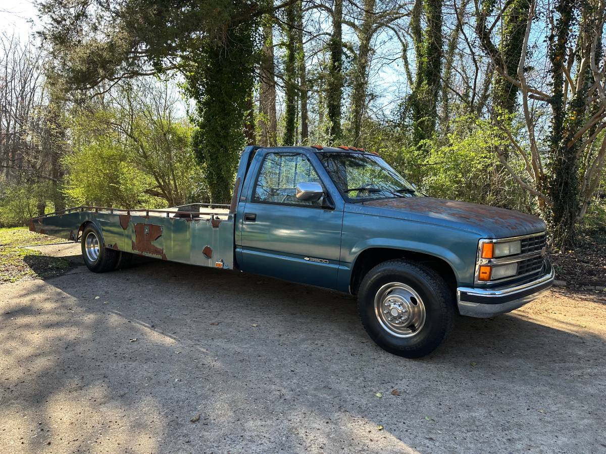 Chevrolet-Silverado-3500-1990-blue