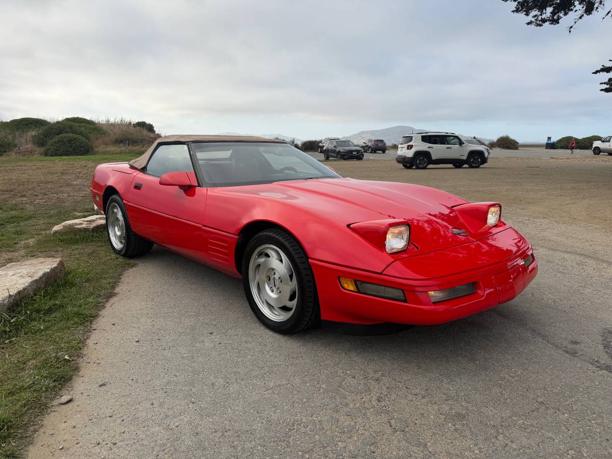 Corvette-1990-red