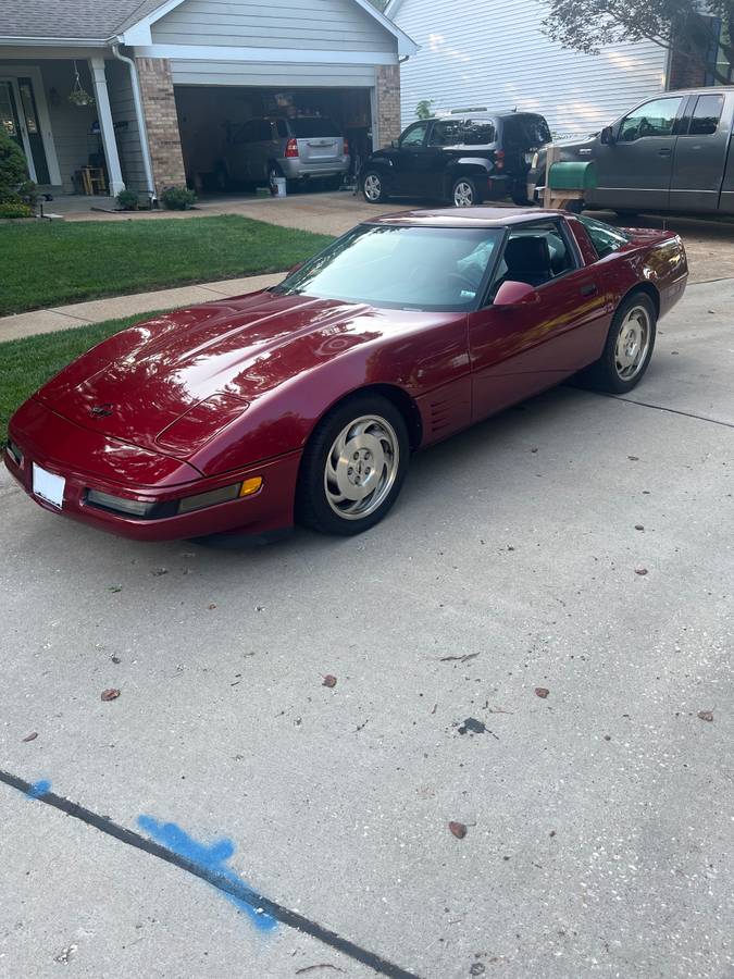 Corvette-1993-red