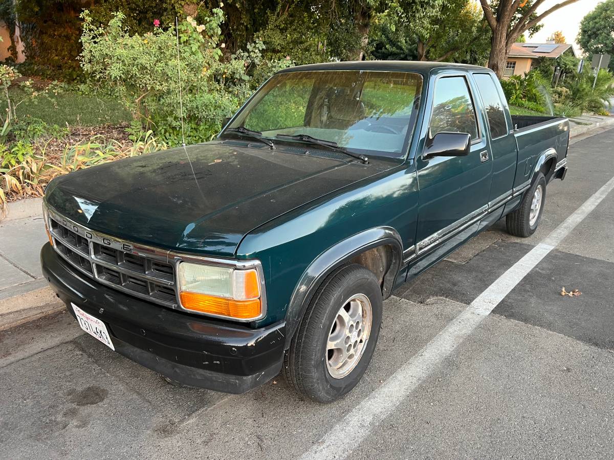 Dodge-Dakota-slt-1996-green