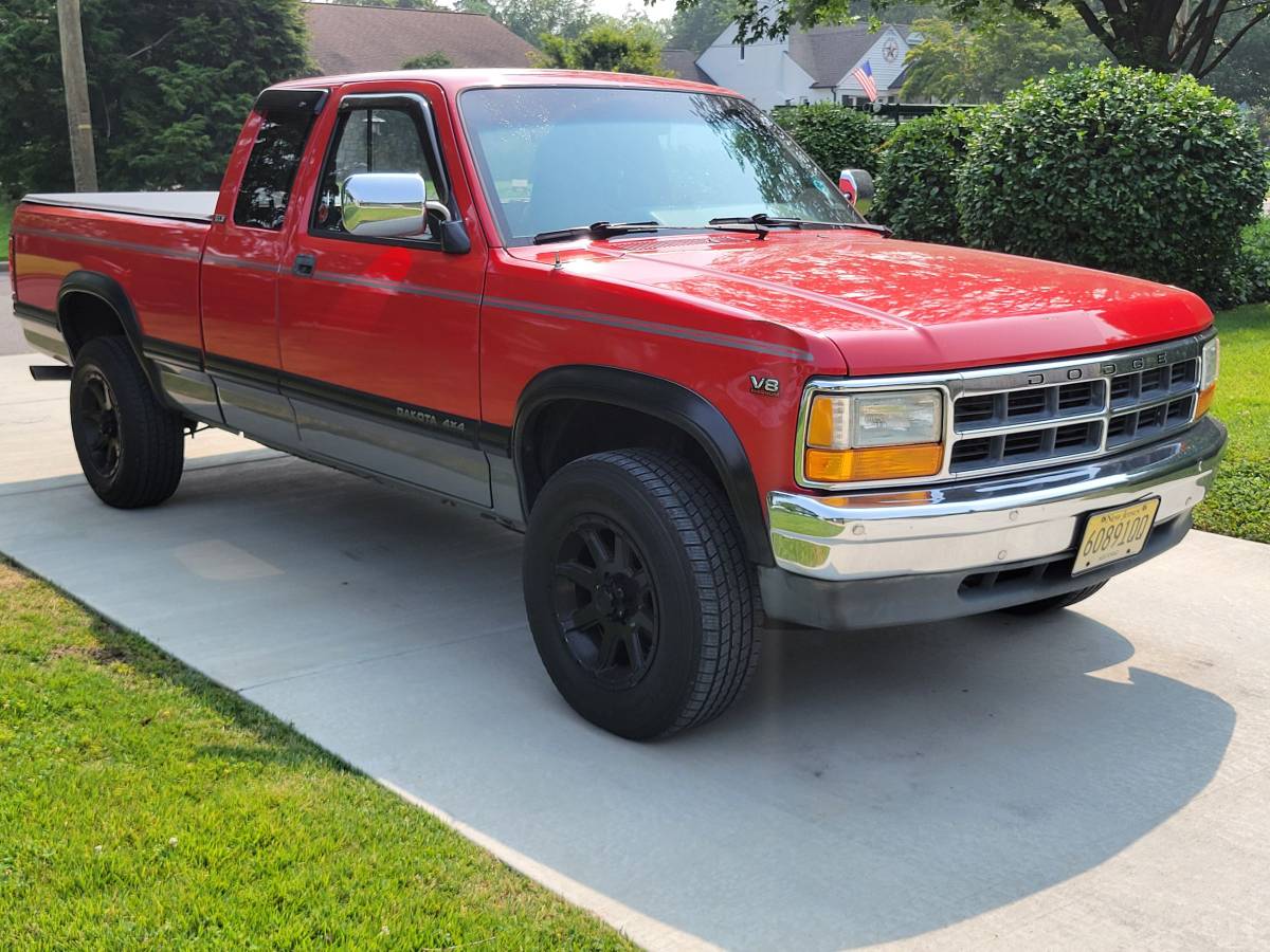 Dodge-Dakota-slt-4x4-1995-red