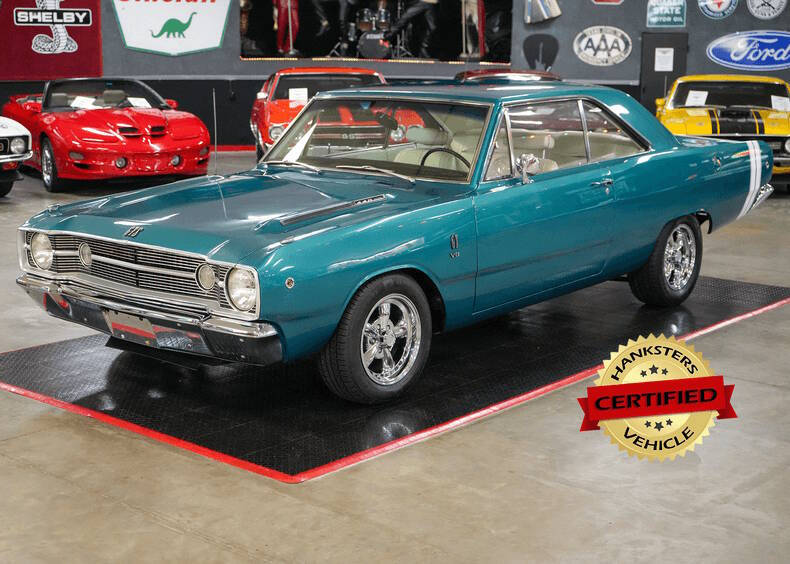 Dodge-Dart-1968-Teal-White