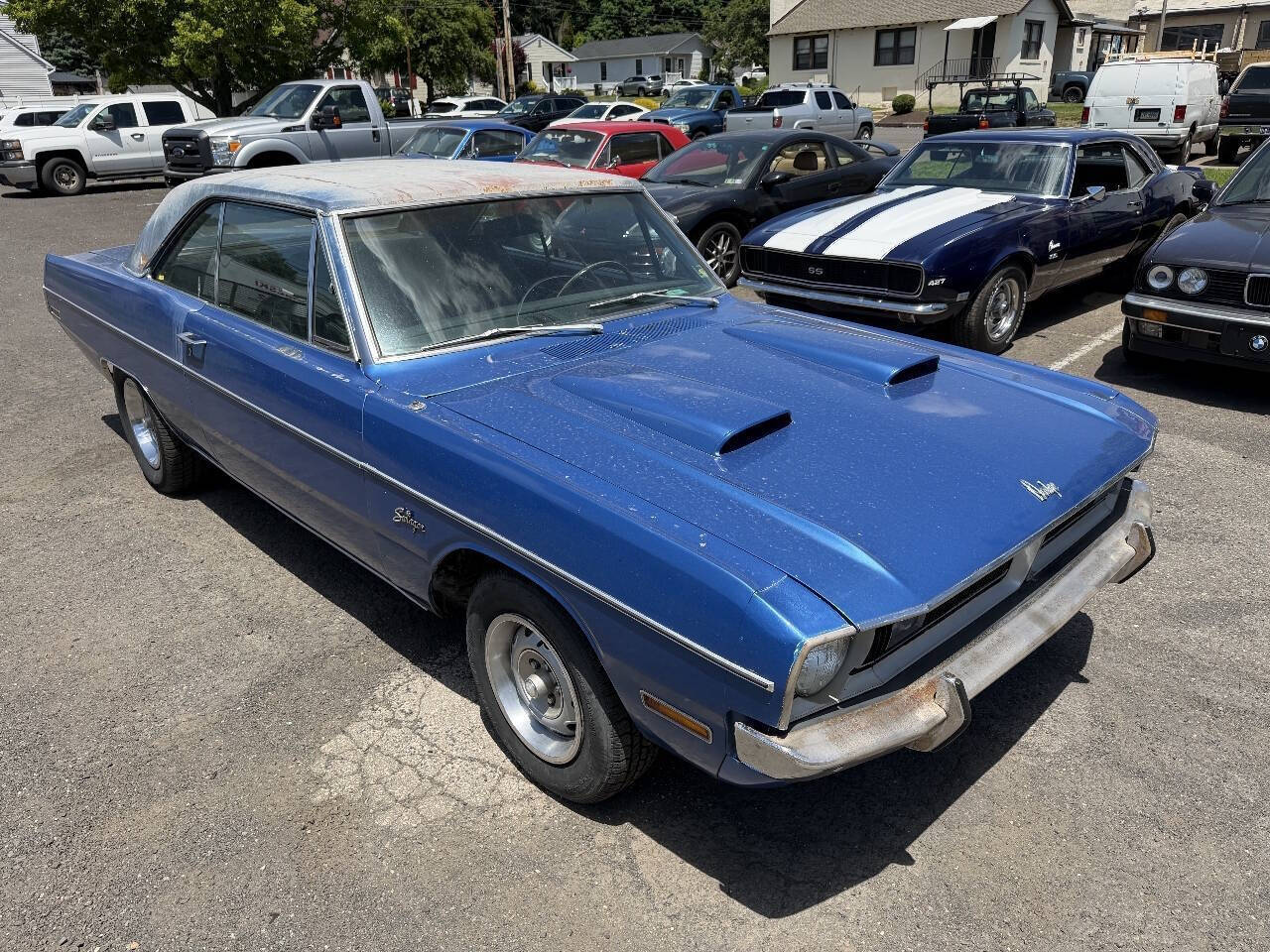 Dodge-Dart-1970-Blue-Black
