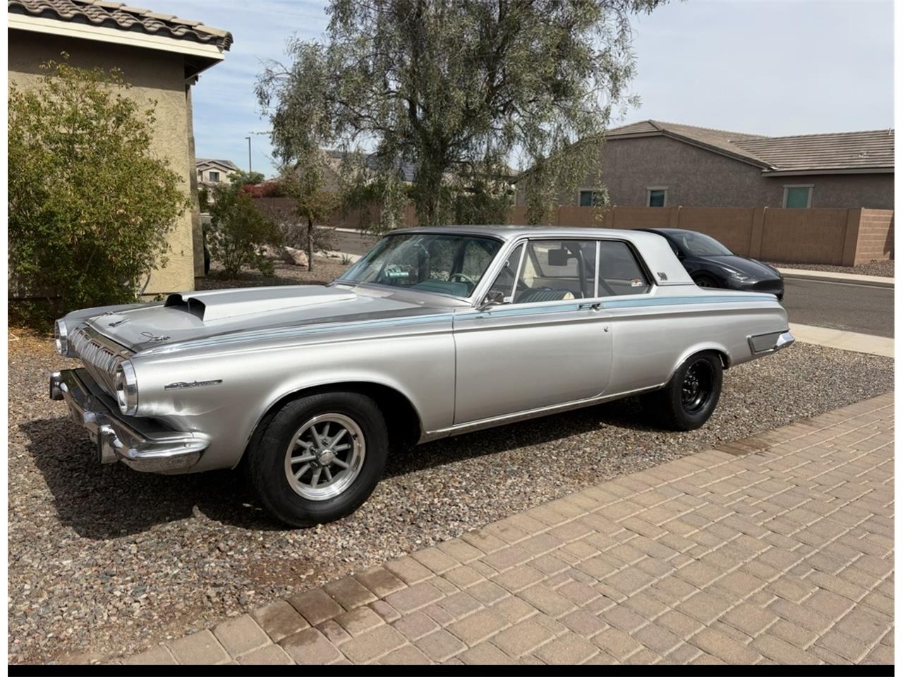 Dodge-Polara-1963-Silver-Blue-amp-White
