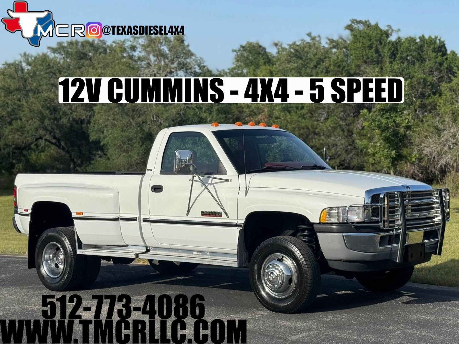 Dodge-Ram-3500-1994-Standard-Cab-Pickup-Red