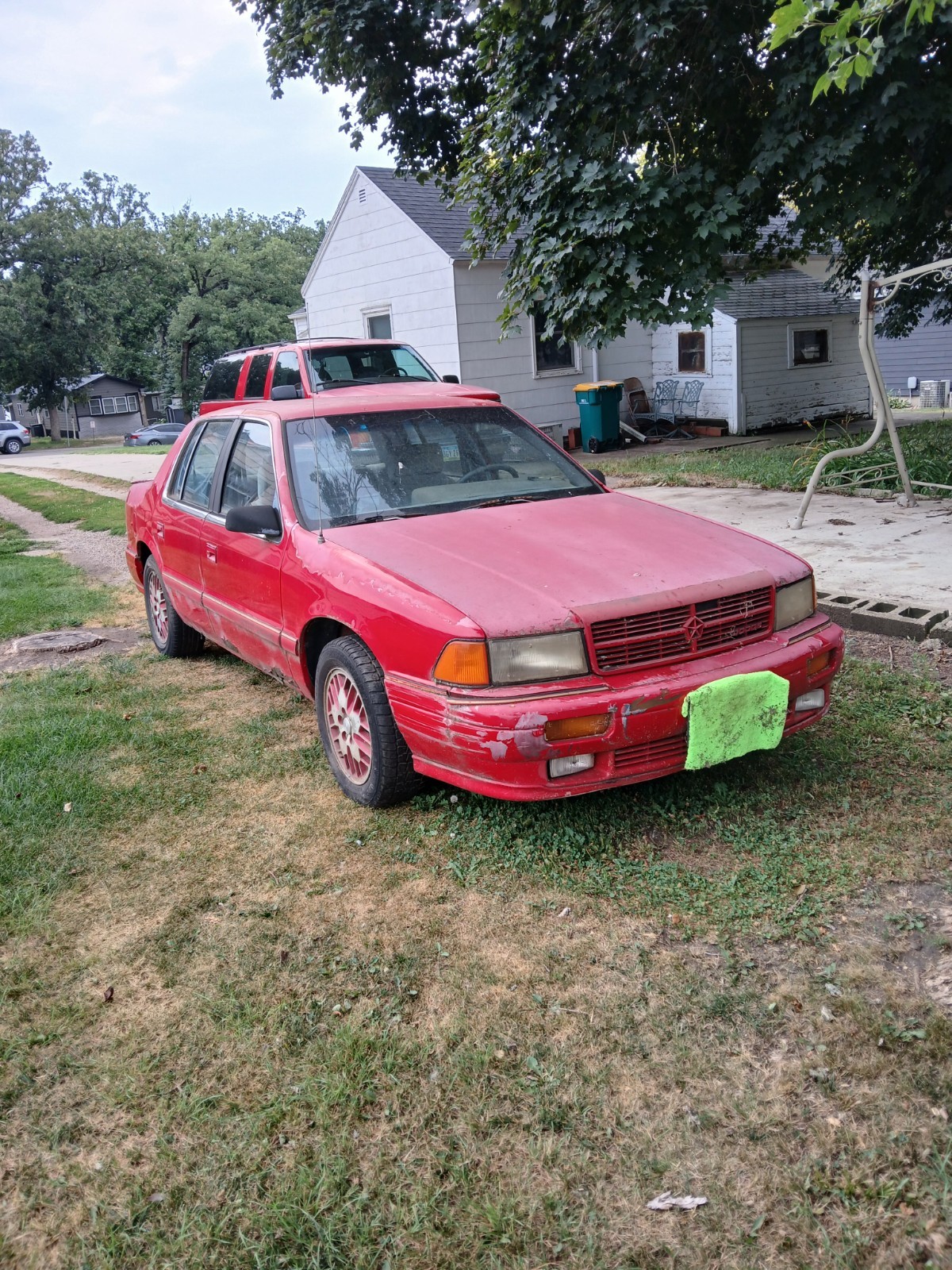 Dodge-Spirit-1991-Sedan-Gray