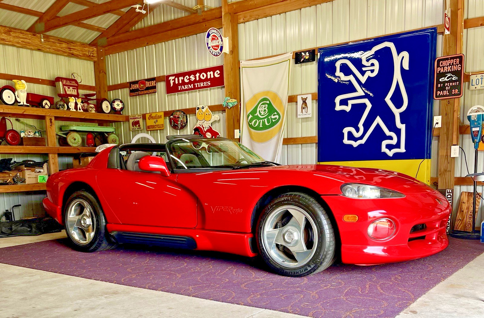 Dodge-Viper-1994-Convertible-Gray