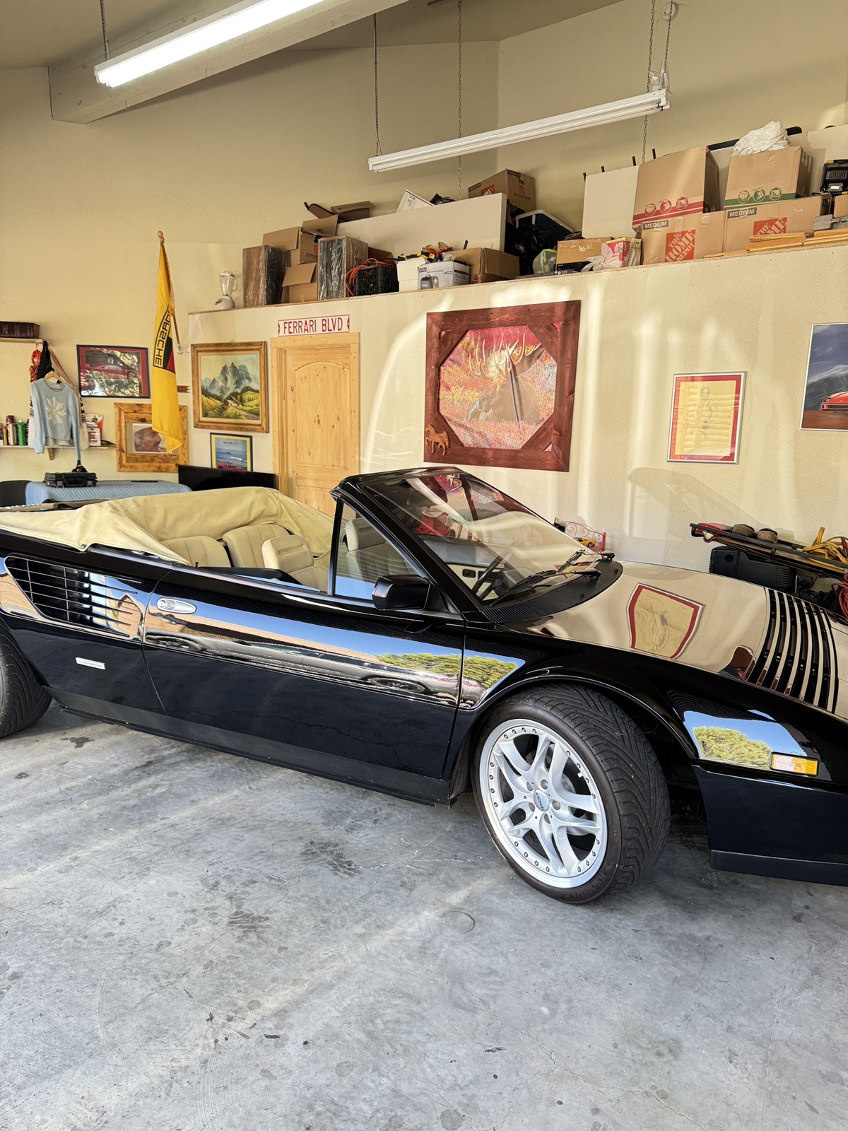 Ferrari-Mondial-1988-Convertible-Gold