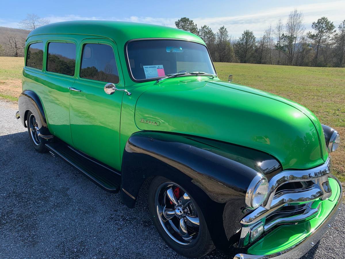 First-series-chevysuburban-1955-green