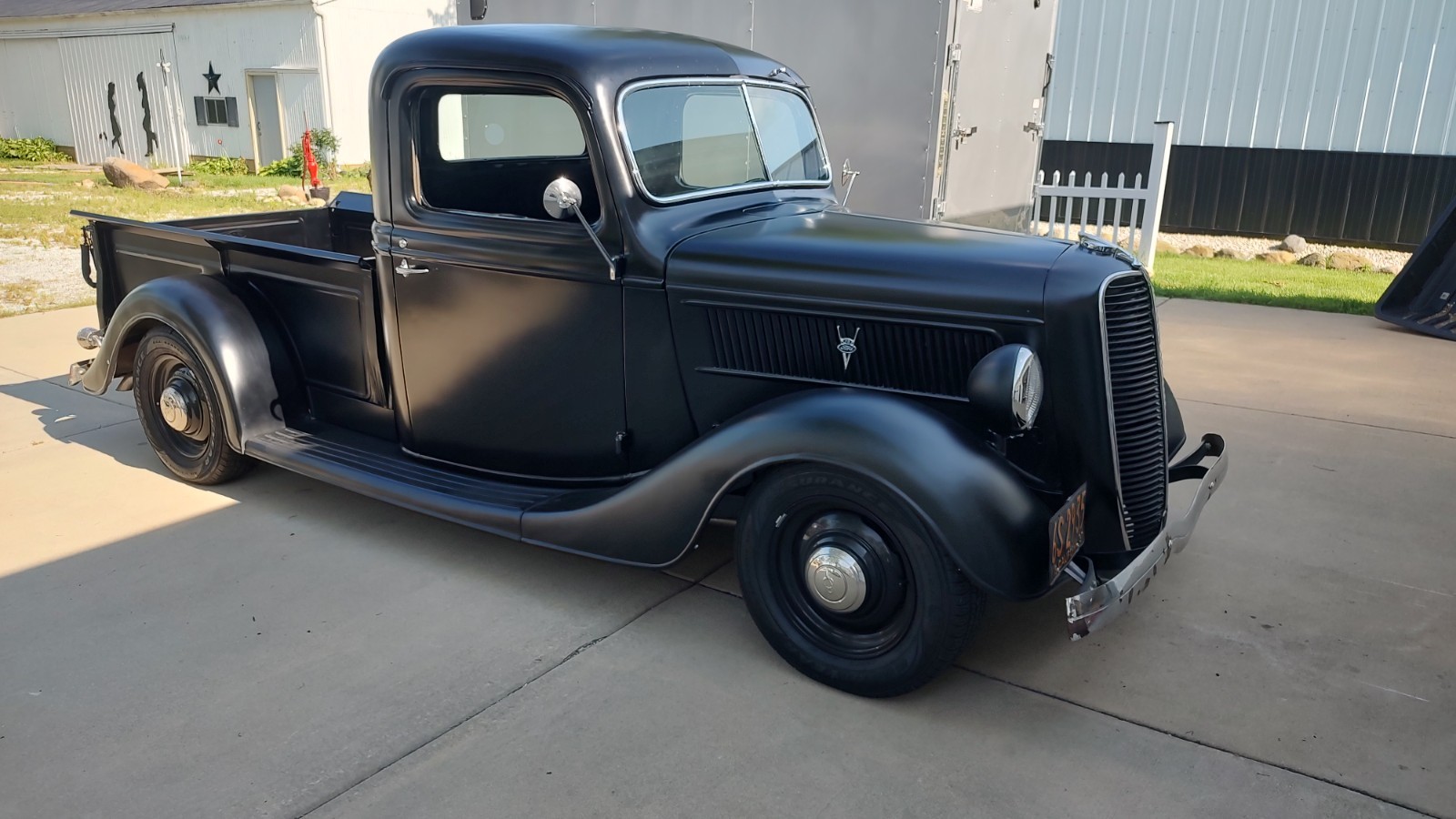 Ford-12-Ton-Pickup-1937-Standard-Cab-Pickup-Black