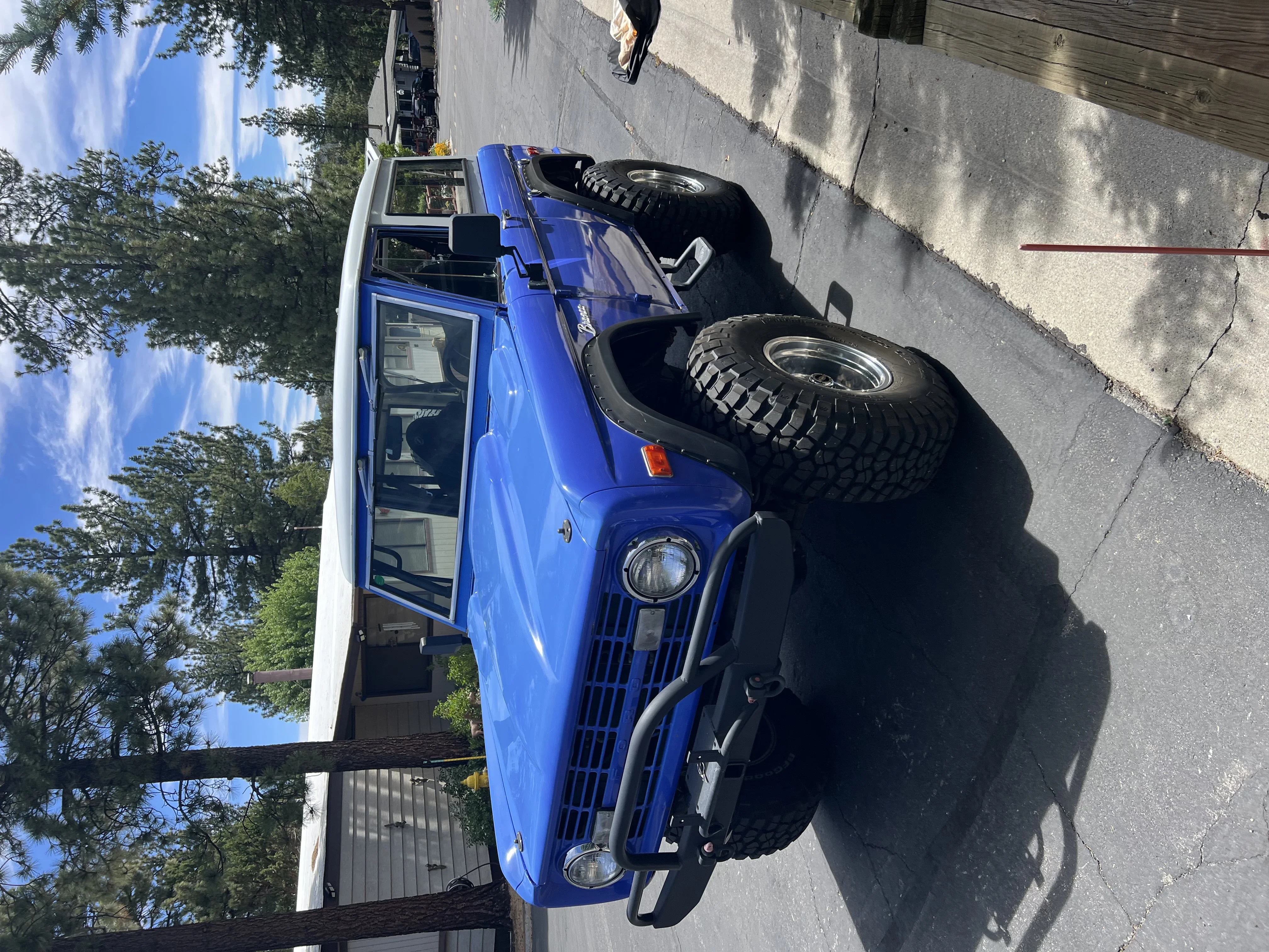 Ford-Bronco-2-door-1974-Blue-Blue