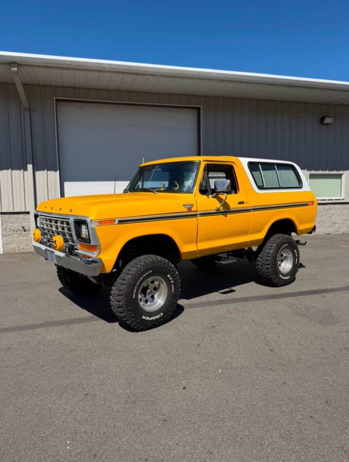 Ford-Bronco-xlt-1978-yellow