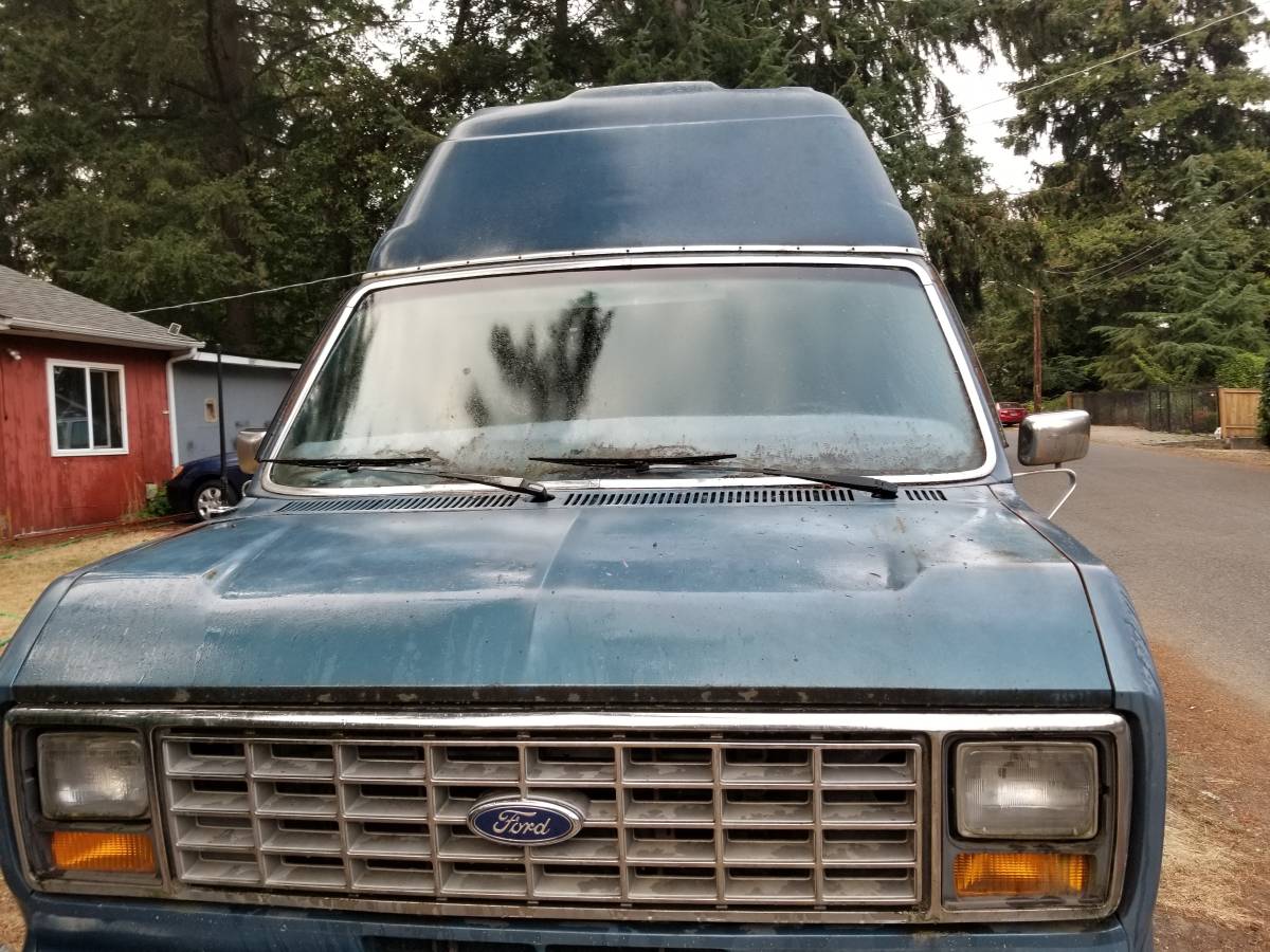 Ford-Econoline-e-350-1989-blue