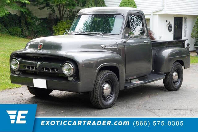 Ford-F-100-1953-Gray-Black
