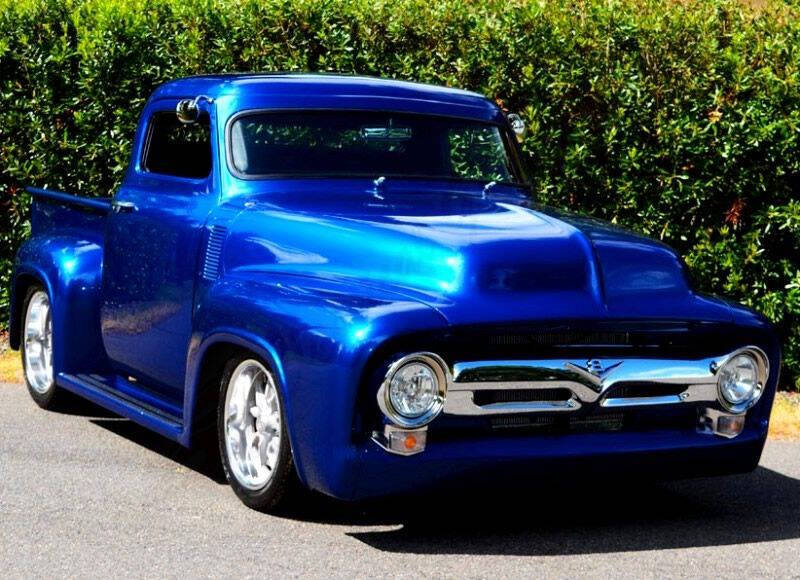 Ford-F-100-1955-Blue-Black