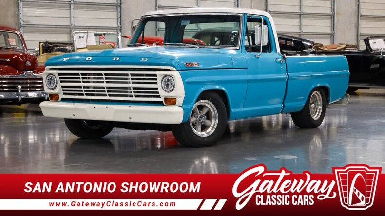 Ford-F-100-1971-Blue-And-White-Black