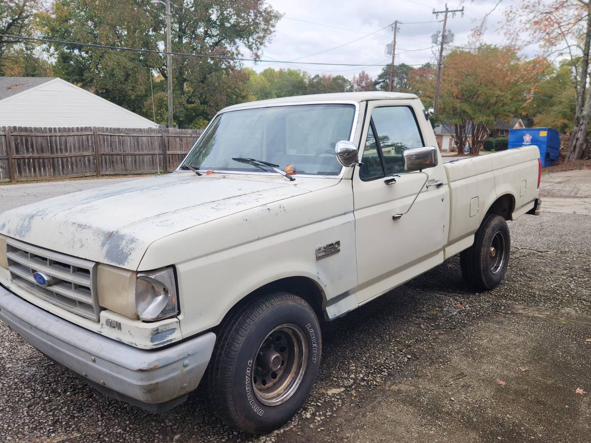 Ford-F-150-xlt-1991-white