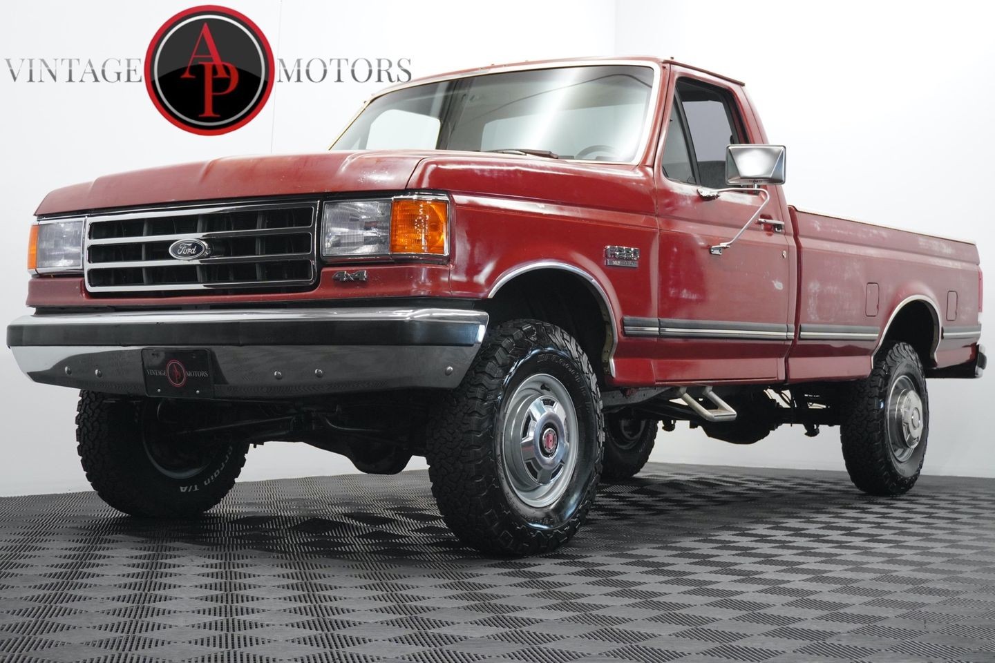 Ford-F-250-1989-Standard-Cab-Pickup-Gray