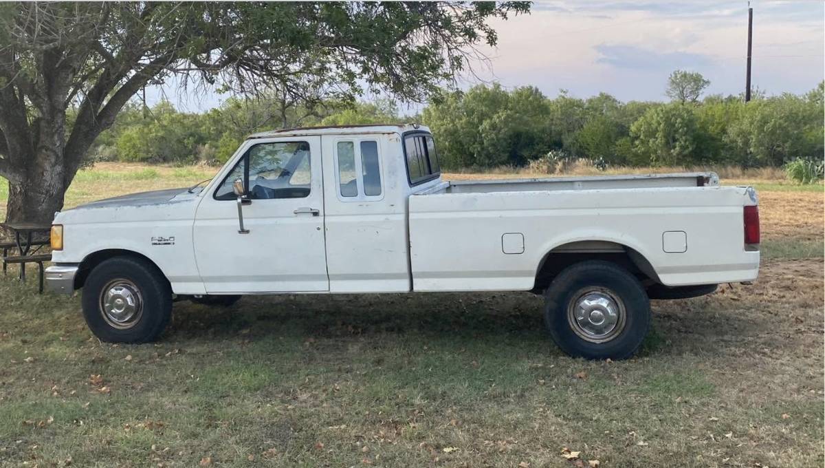 Ford-F-250-1991-white