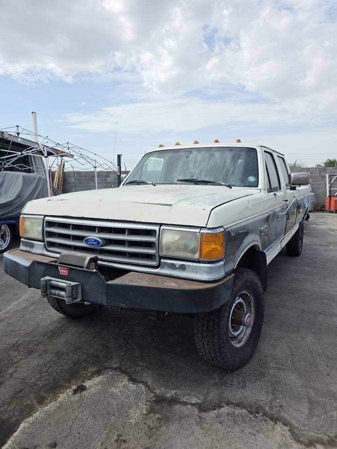 Ford-F-350-1990-white