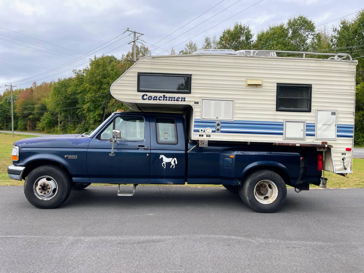 Ford-F-350-lariat-xlt-1992-blue