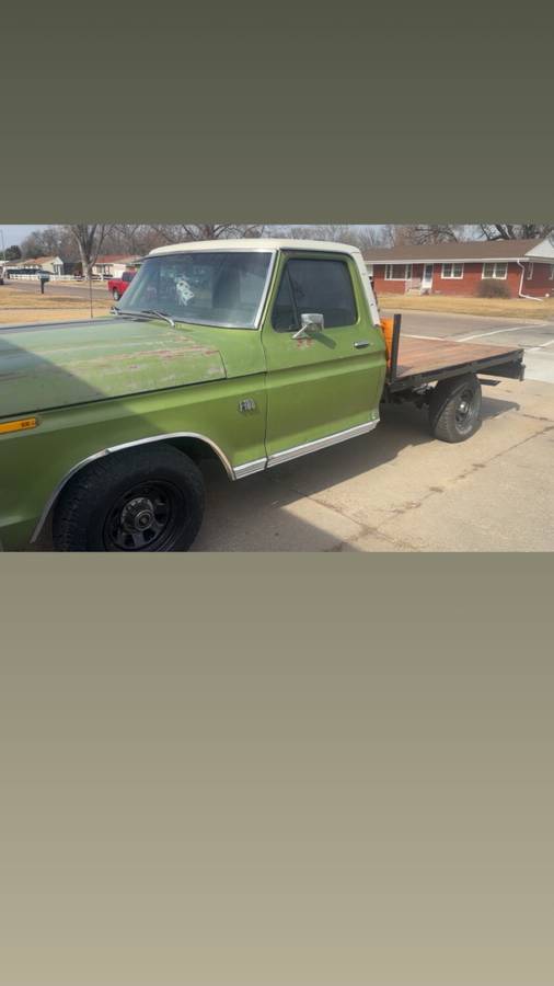 Ford-F100-1973-green