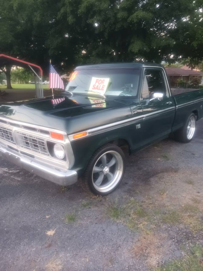 Ford-F100-custom-1977-green