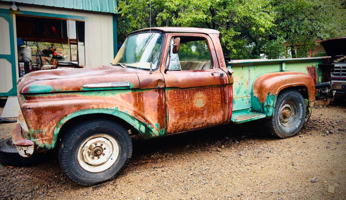 Ford-F250-1963-green