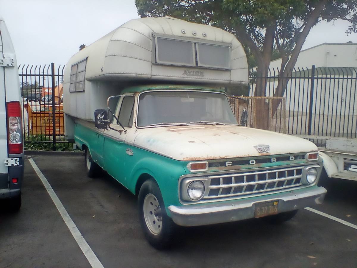 Ford-F250-1965-green