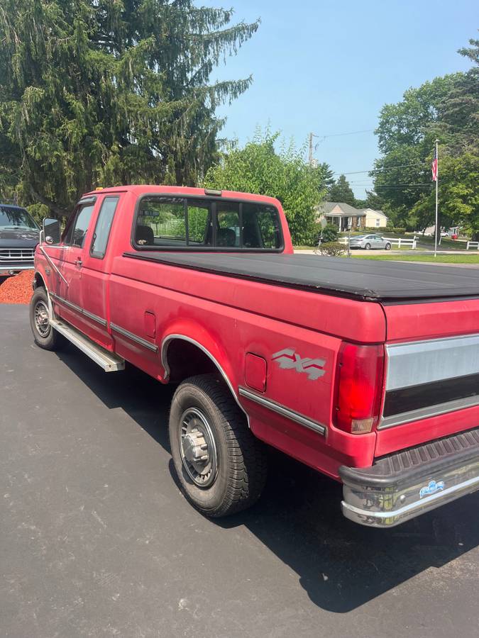 Ford-F250-extended-cab-1993-red