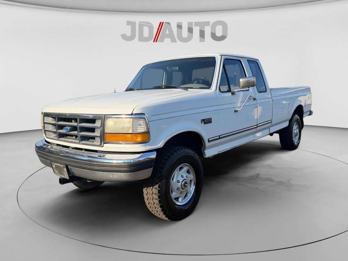 Ford-F250-super-cab-1993-white