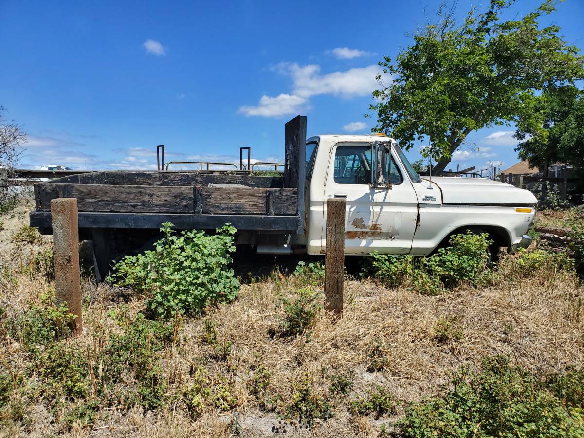 Ford-F350-1977-white