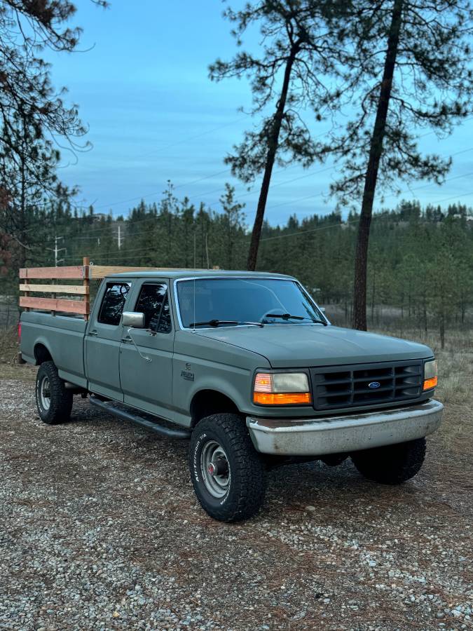 Ford-F350-1993-green