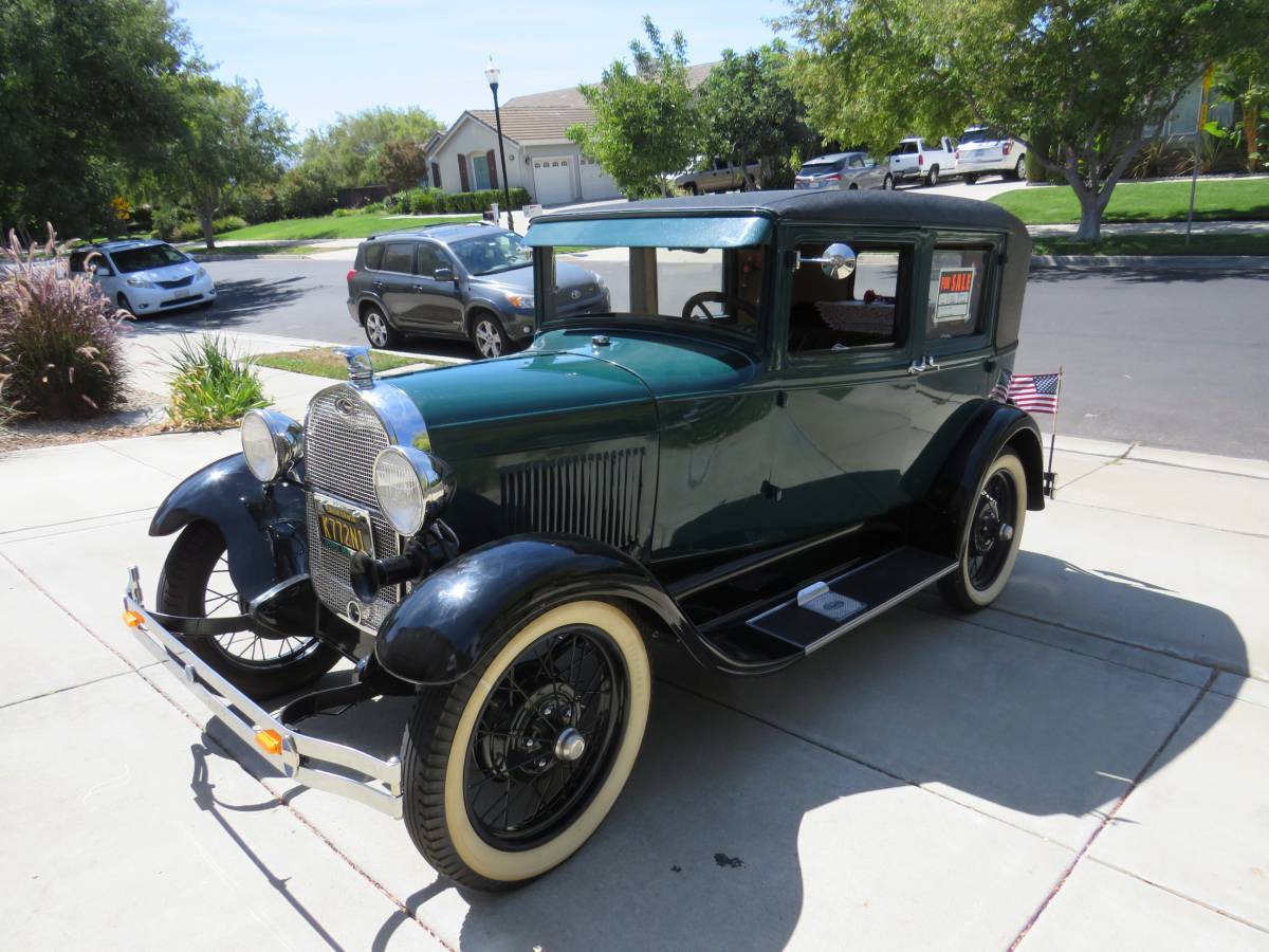 Ford-Model-a-1929-green