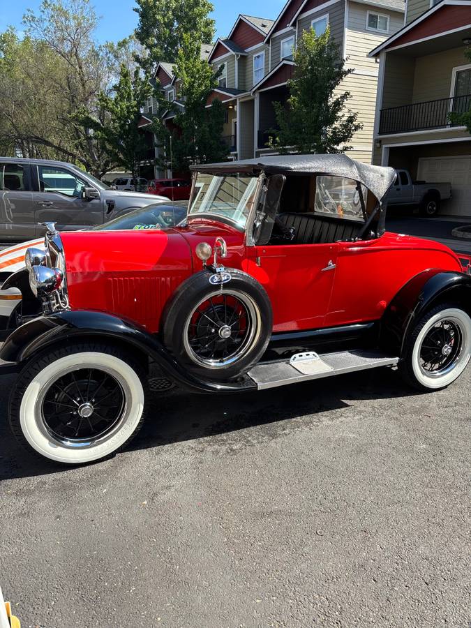 Ford-Model-a-convertable-1929-red