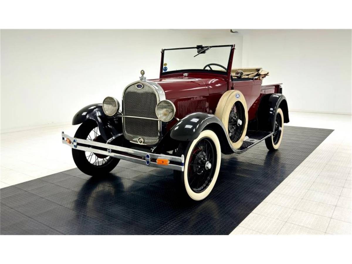 Ford-Model-a-truck-1928-red