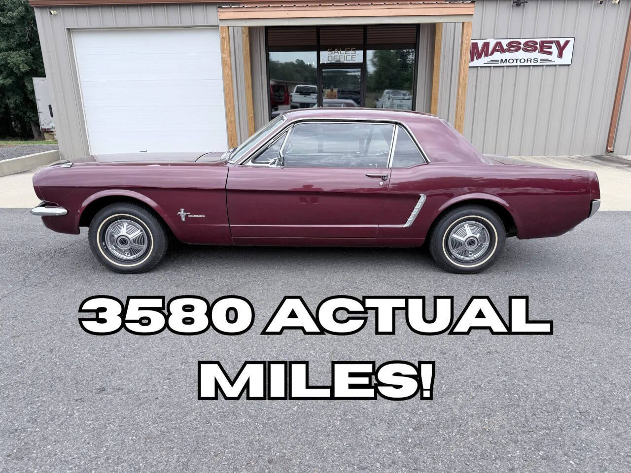 Ford-Mustang-1965-Burgundy-Black