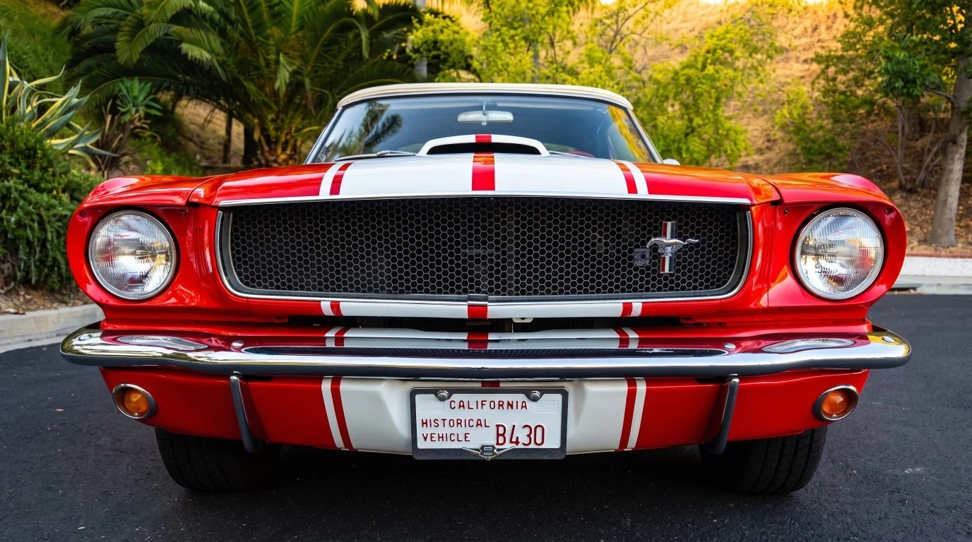Ford-Mustang-1965-Red-White