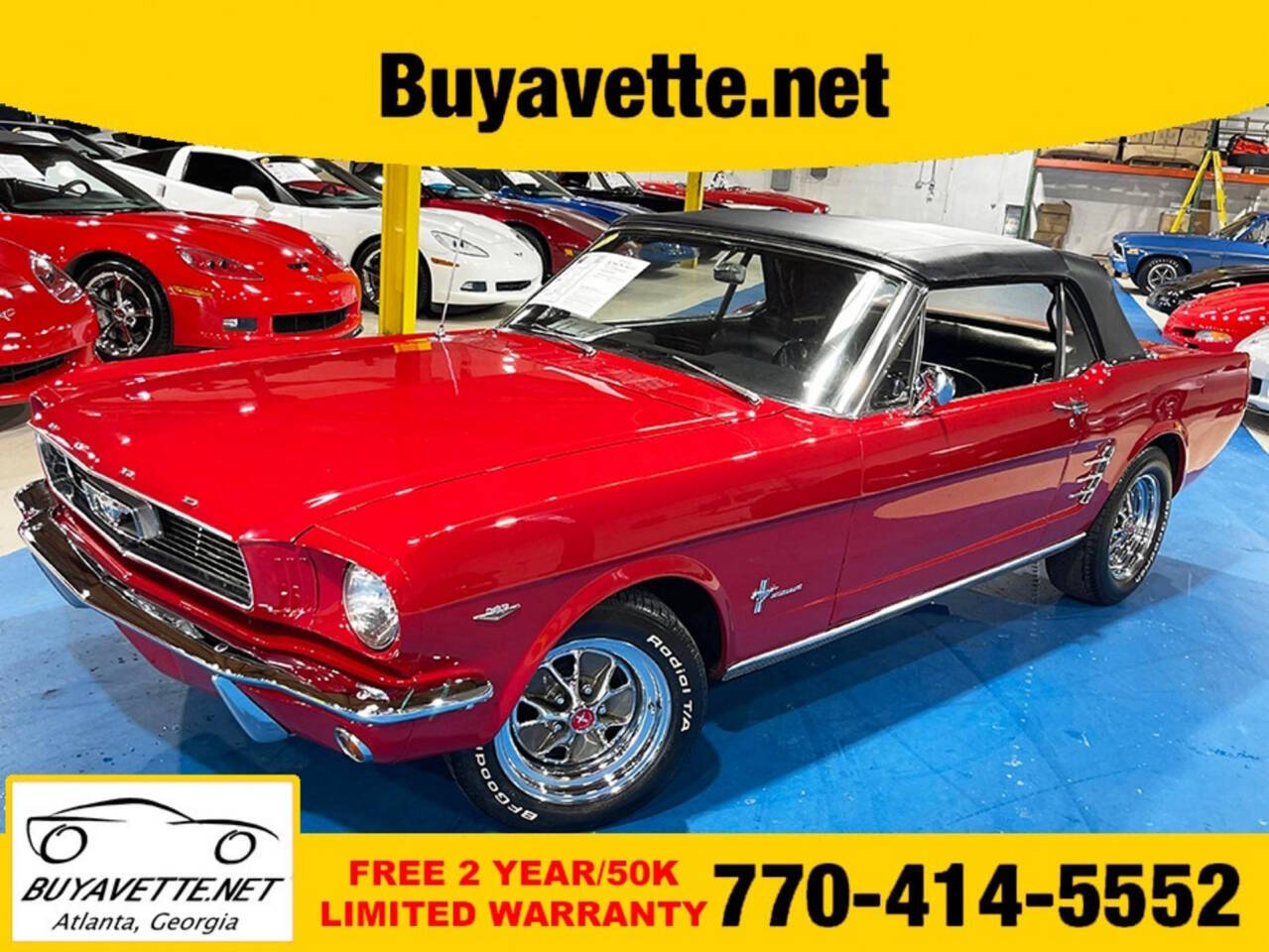 Ford-Mustang-1966-Red-Black